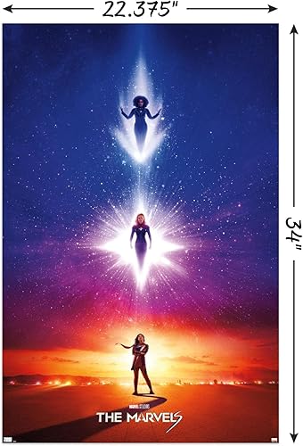 Miniatura 3 de Trends International Marvel The Marvels - Teaser - Póster de pared de una hoja