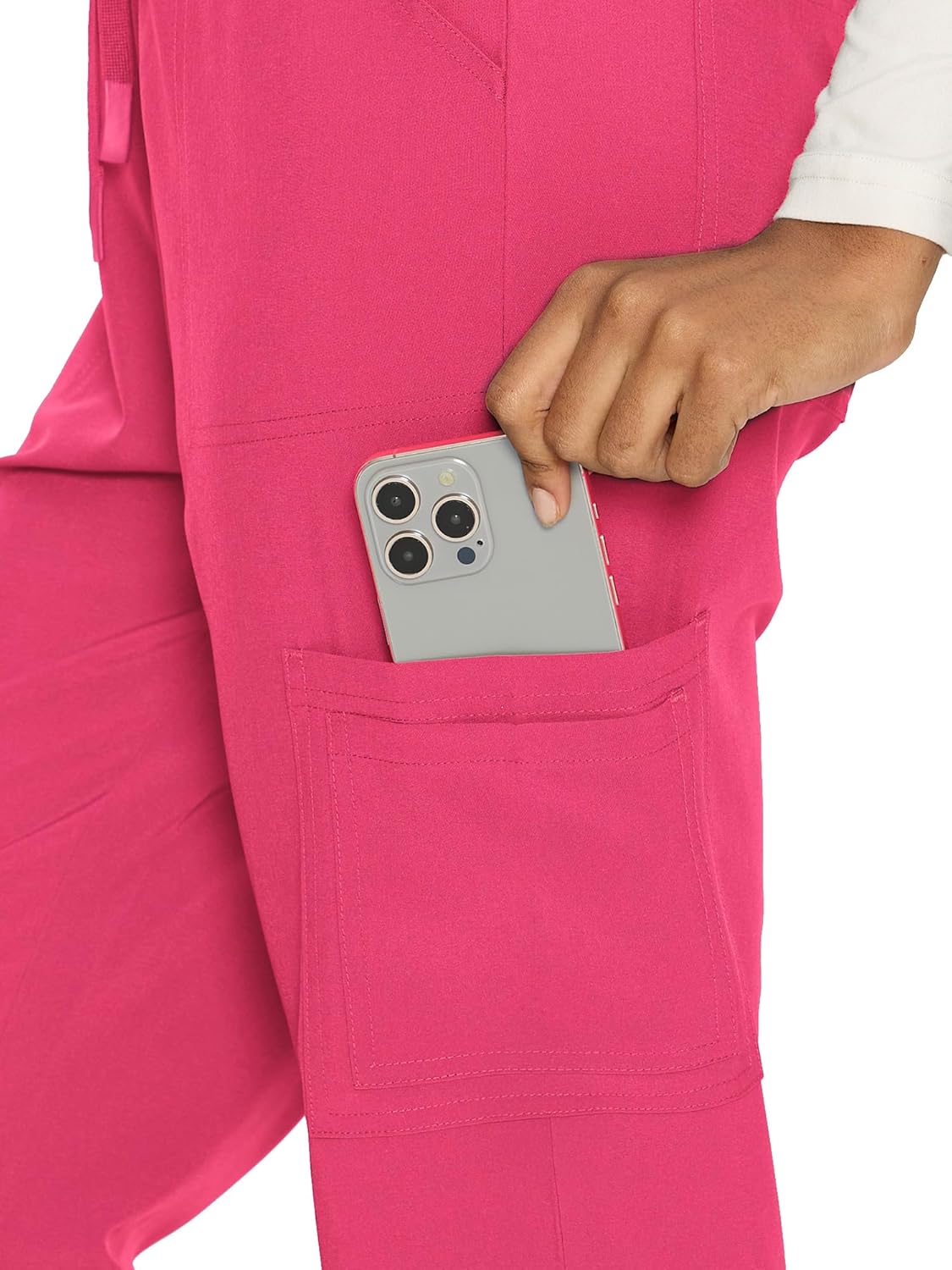 Women’s Scrub Pants – Soft Stretch Cargo with 8 Pockets, Loose Fit – Consider Sizing Down - Image 5