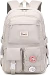 Makukke Sac à dos pour femmes Sac à Dos pour l'école Filles Adolescents Cute Anime Sac à livre Femmes Sac à jour occasionnel Sacs à dos antivol pour les voyages universitaires Loisirs Travail, violet, L, Casual