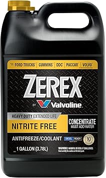 Zerex HD النتريت تركيز الحياة الممتدة الحرة Antifreeze / Coolant 1 GA