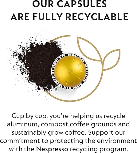 Miniatura 5 de Nespresso Cápsulas VertuoLine Solelio café tostado suave 30 cápsulas de café 777 onzas