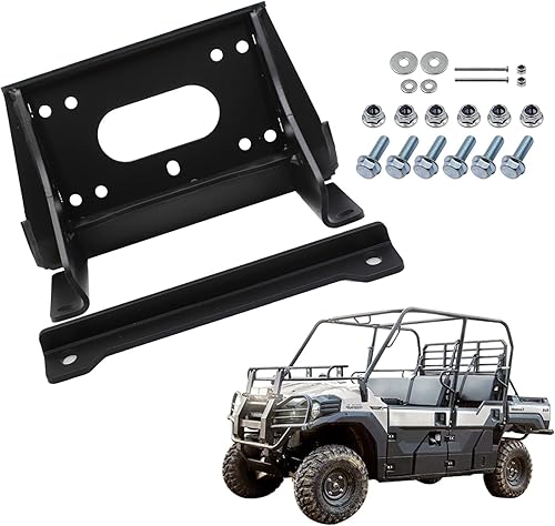 LOSTAR Soporte de cabrestante para Kawasaki 820 Mule PRO-FXTFXFXR 1000 PRO-DXDXT 101230 2015-2022