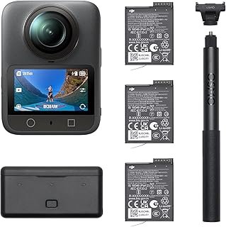 dji Osmo 360 Adventure Pack, 360 Camera with 1 Inch 360° Image, Extended Battery Life with 3 Batteries, 360° Video in 8K N…