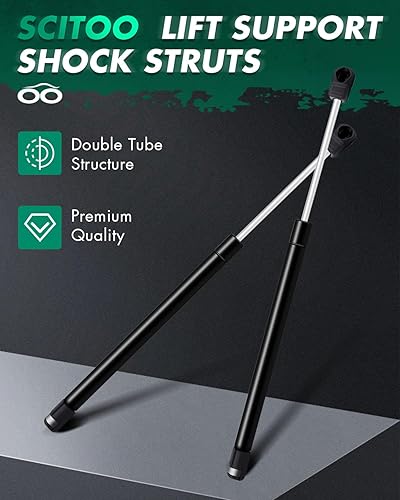 Miniatura 10 de Scitoo Soporte de elevación de capó delantero puntales amortiguadores de resorte de gas para Toyota Avalon 2013-2016, para Toyota Camry 2012-2016