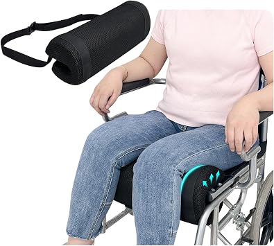Wheelchair Seat Support Cushion To Prevent Forward Sliding For Seniors, Wheelchair Seatbelt Pillow Is Inserted In Wheelchair Seat, Suitable For Patients With Lower Body Weakness, Elderly Black