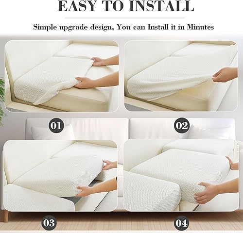 Miniatura 6 de Soothing Home Sofa Covers, Sofa Hero Covers for Couch, Couch Cushion Covers, Sofa Covers Washable Sectional Couchs Covers Stretch Slipcovers for