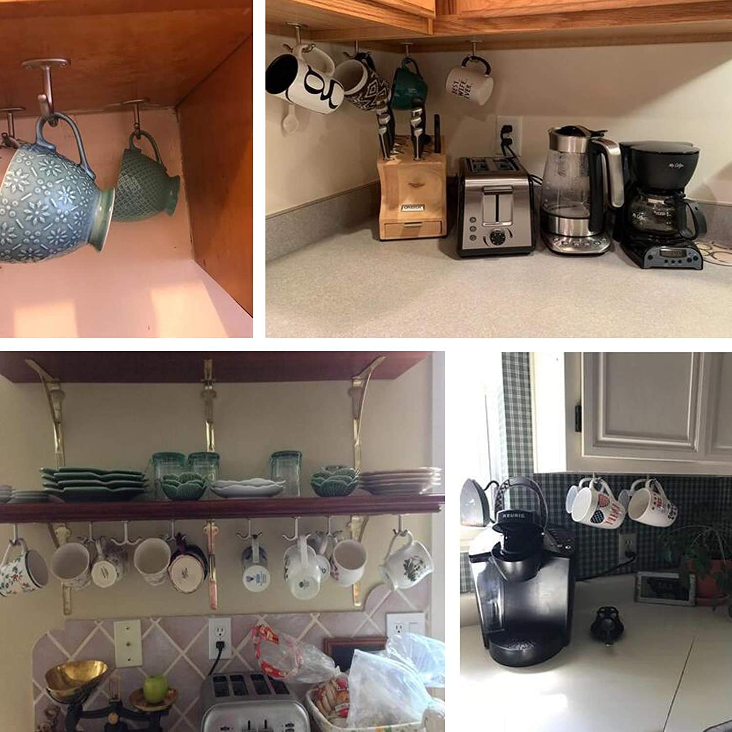 PUERSI Mokkenrek voor Aanrecht, Metalen 3-Laags Mokkenschilderij, Koffiestation Accessoire Organizer voor Keuken/Kantoor/Thuis - Zwarte PUERSI Mokkenrek voor Aanrecht, Metalen 3-Laags Mokkenschilderij, Koffiestation Accessoire Organizer voor Keuken/Kantoor/Thuis - Zwarte
