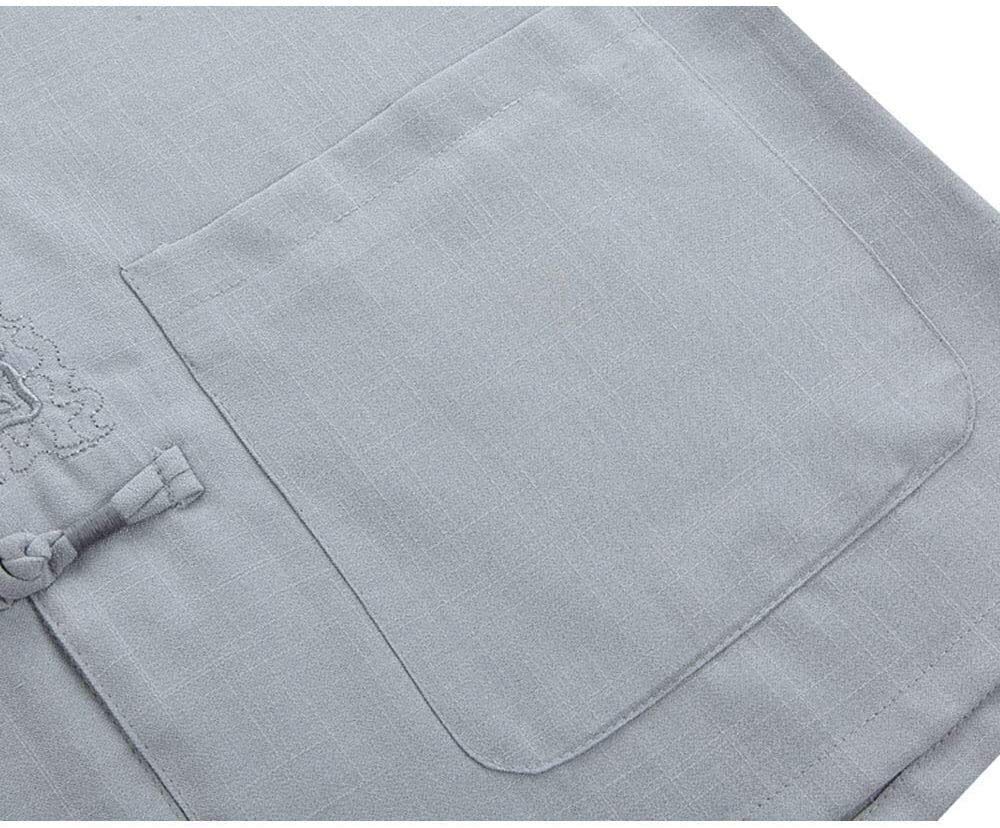 Set di Uniformi Tai Chi per Quattro Stagioni, Tuta per Arti Marziali Abbigliamento Cinese Abiti Wu Shu Abbigliamento Tai Chi Kung Fu Uniforme Maniche Lunghe Allenamento mattutino Panni Abbigliamento,