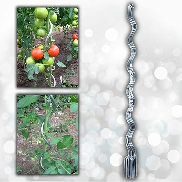 20 Adet 150 Cm Metal Spiral Bitki Destek  ubu u Hobi Bah esi Bitki Ba lama Teli Sebze Deste i ve  i ek Teli
