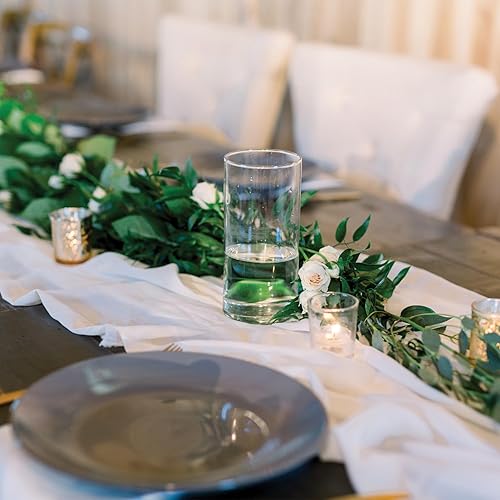 Miniatura 4 de Arkwright - Mantel de queso para colar, 100 % algodón natural, grado 40 medio, suelto Camino de mesa de estopilla blanqueada para decoración,