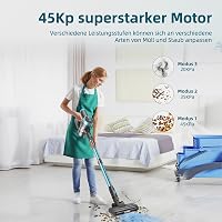Quilted Northern 45000Pa Akkumulátoros Porszívó LED Érintőképernyővel - 65 Perces Üzemidő, 1,5L Portartály, Gubancgátló Kefe, Kemény Padlóra 2