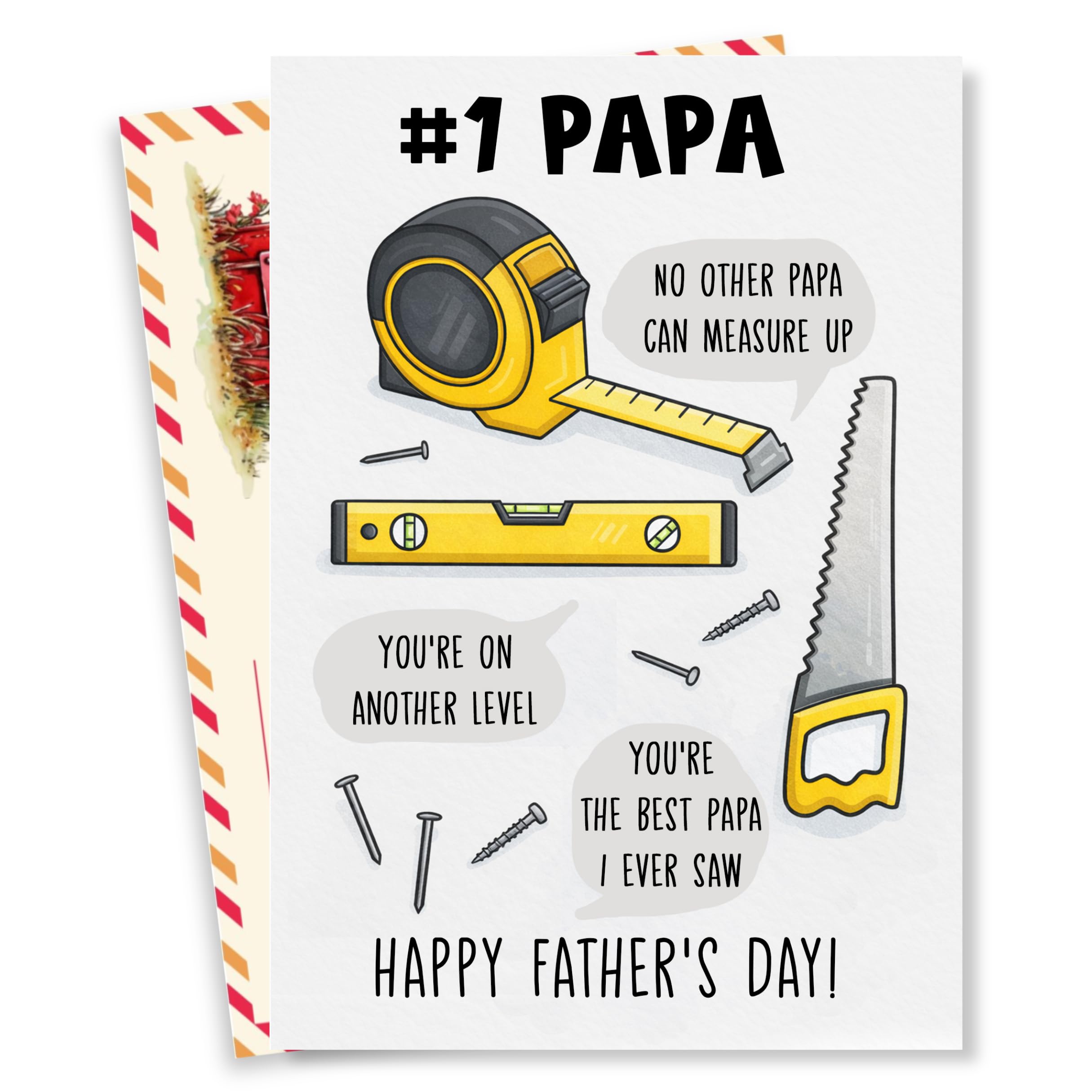 Amazon.com : BlinkWishes Papa Fathers Day Card, Fathers Day Card