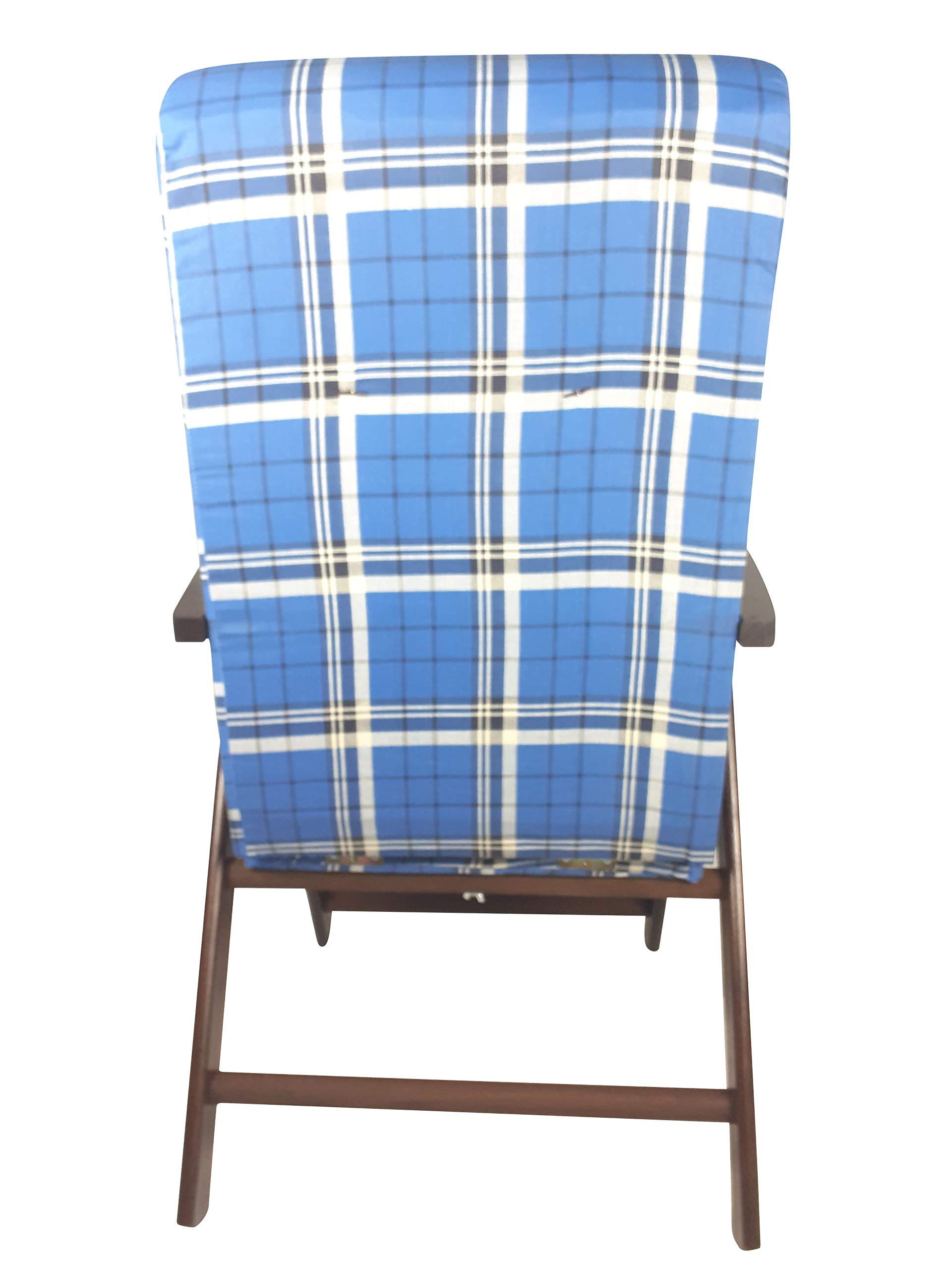 Poltrona Reclinabile Molisana In Legno - Sdraio 4 Posizioni, Tessuto Cotone, Made Italy, Bordeaux - Foto 11