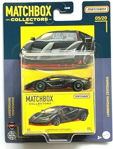Miniatura 1 de Matchbox Lamborghinis Centenario, Serie Coleccionista 05/20 [Negro]