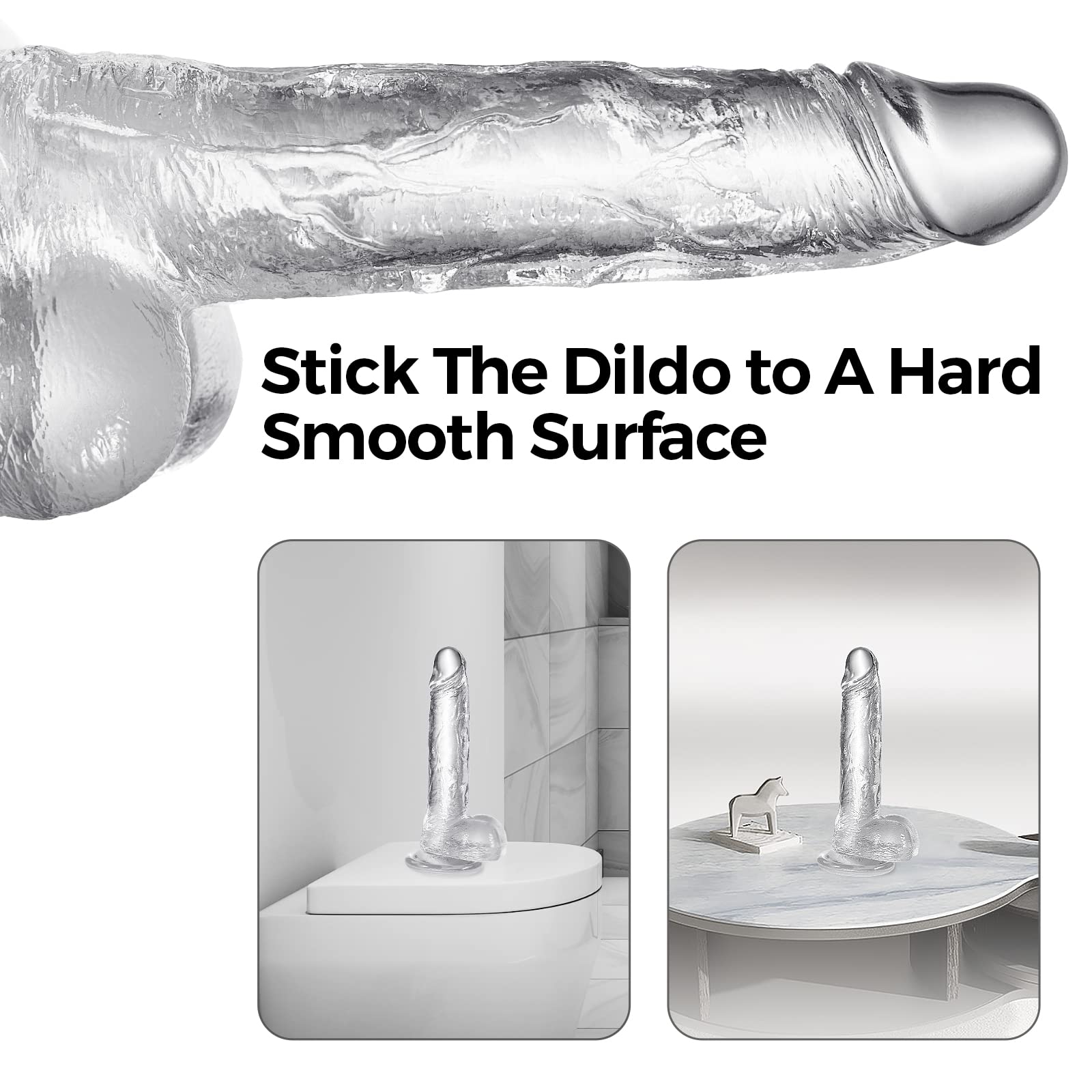 Amazon.com: Realistic Big Dildo Sex Toy Soft Silicone Dildo Clear, Realistic Penis G-Spot Stimulation Dildos with Suction Cup for Women, Beginner Anal Adult Toys for Hands-Free Play (7'') : Health & Household Amazon.com: Realistic Big Dildo Sex Toy Soft Silicone Dildo Clear, Realistic Penis G-Spot Stimulation Dildos with Suction Cup for Women, Beginner Anal Adult Toys for Hands-Free Play (7'') : Health & Household