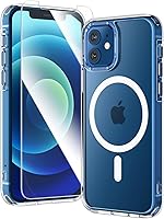 Vista 33 de TAURI Funda magnética 5 en 1 diseñada para iPhone 14 para iPhone 13, [compatible con MagSafe] con 2 protectores de pantalla + 2 protectores de lente