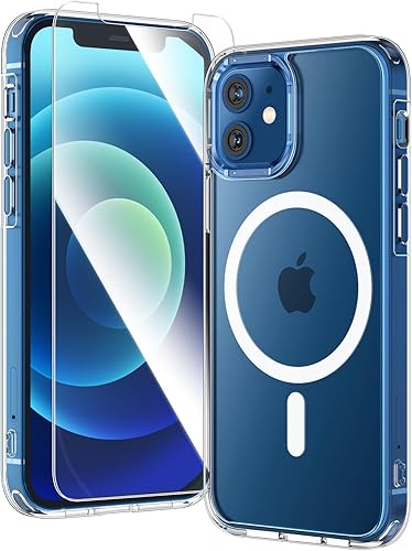 Miniatura 102 de TAURI - Funda a prueba de golpes para iPhone 15 Plus de 6.7 pulgadas, 3 en 1, no se pone amarilla, con 2 protectores de pantalla, protección