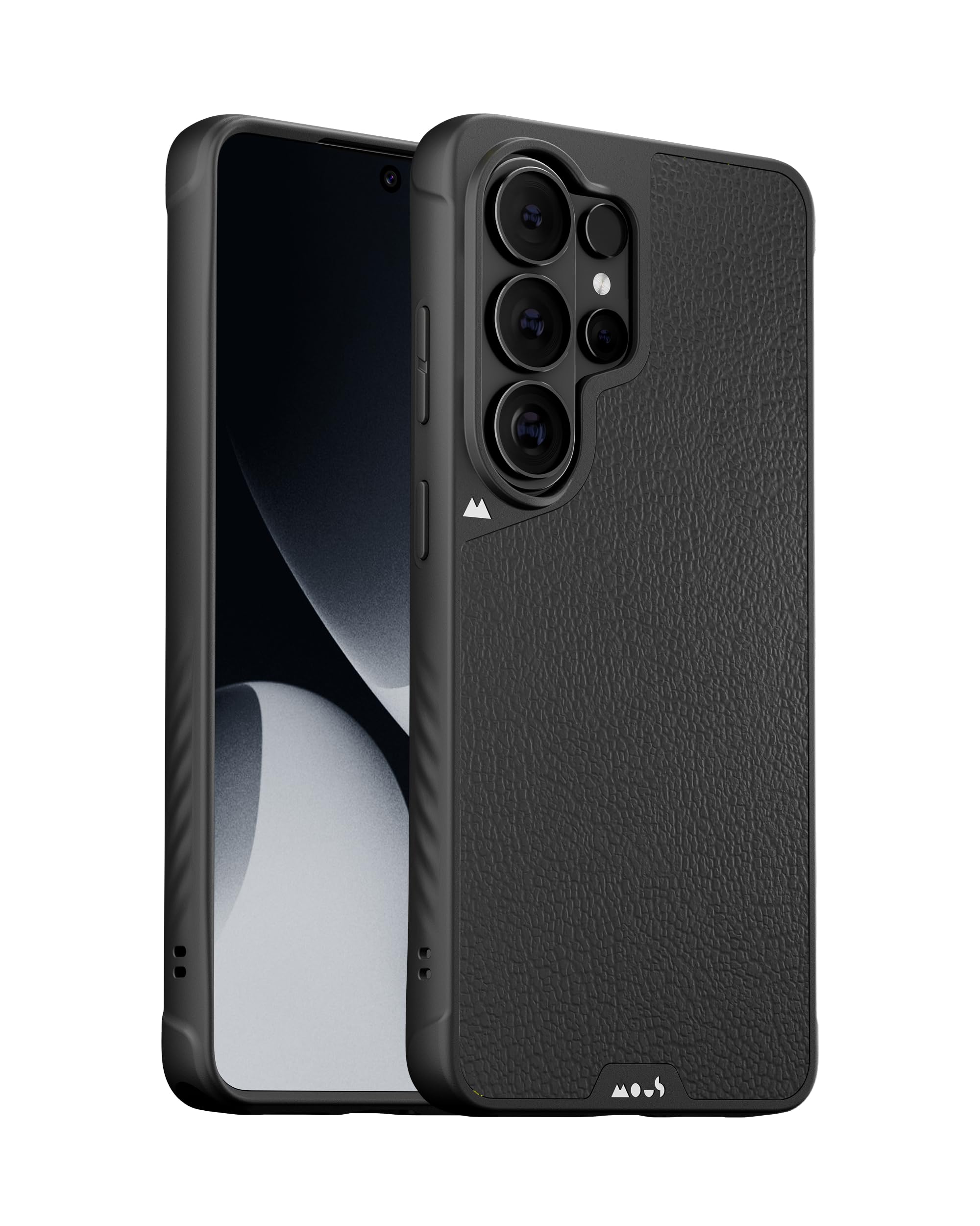 Mous Etui do Samsung Galaxy S26 Ultra, kompatybilne z MagSafe, nieograniczona czarna skóra
