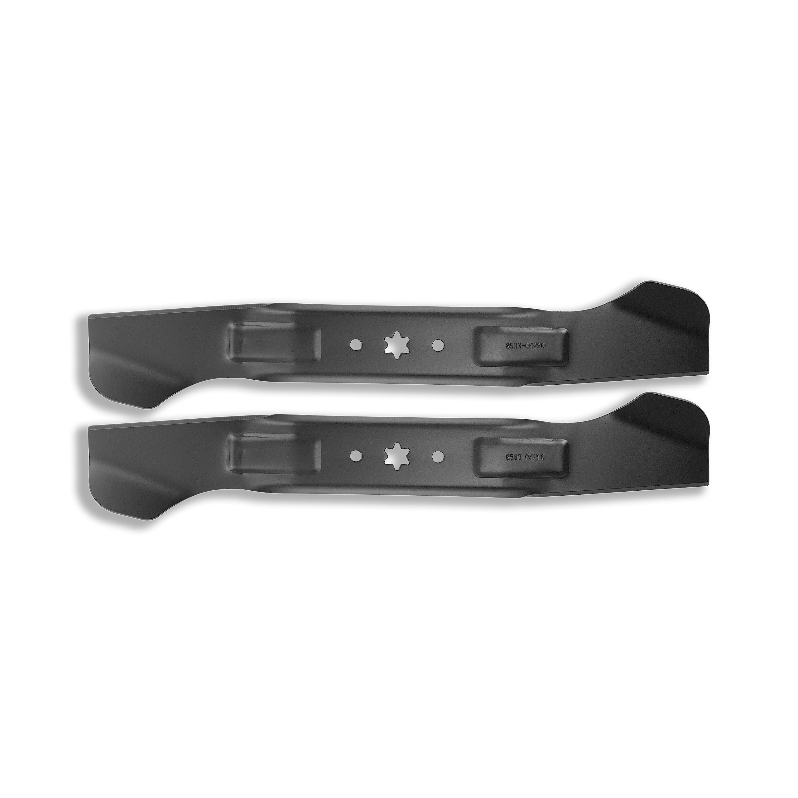 q&p Paquete de 2 cuchillas de cortacésped para MTD Cub Cadet 942-04290 942-04244 742-04244 942-04244A cubierta de 46 pulgadas
