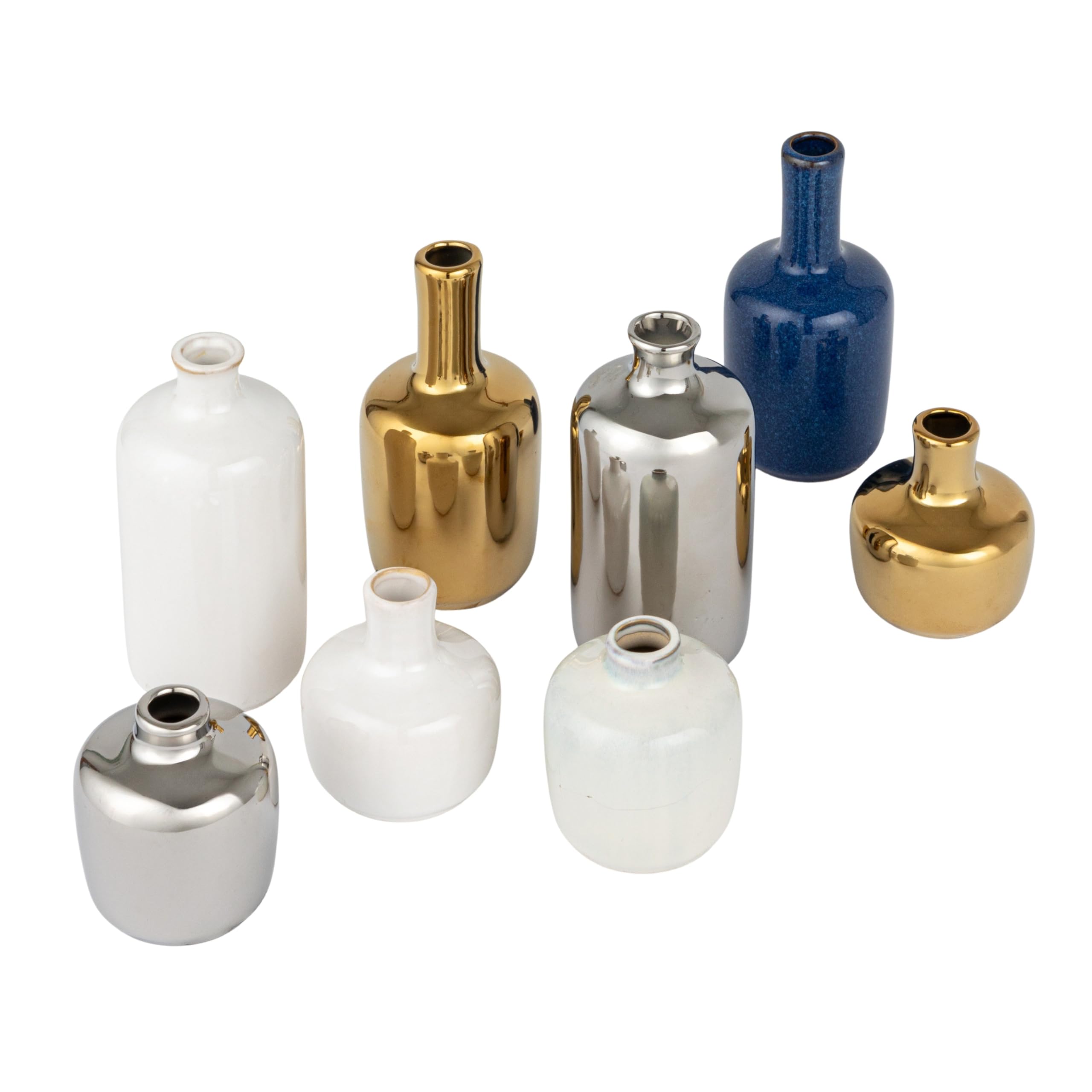 Vases en grès multicolores Bloomingville pour sublimer votre salon