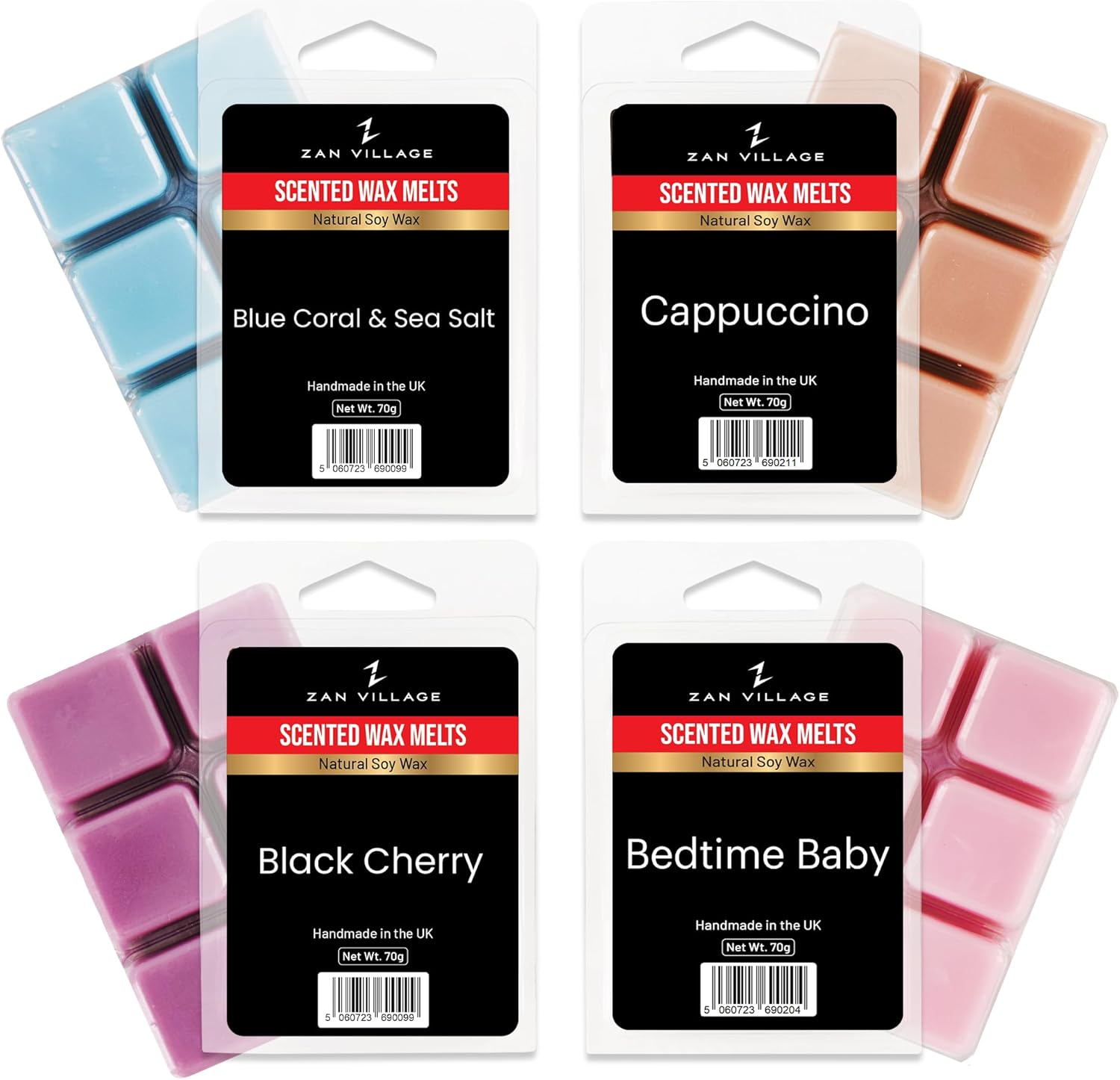 Wax Melts Strong Scented Scented Wax Melts Gift Set for use in a Wax