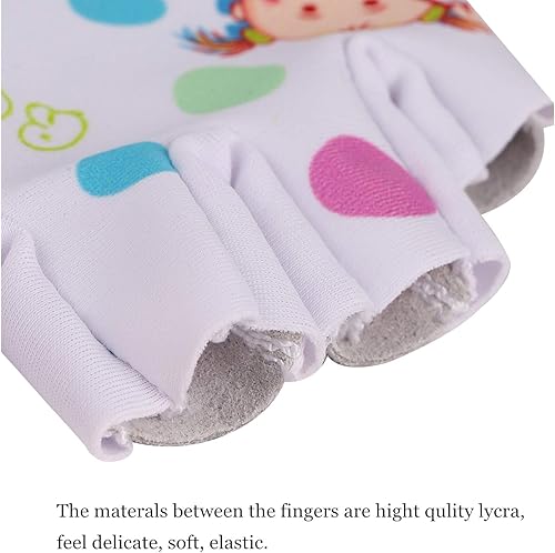 Miniatura 3 de Guantes de escalada para niños de 1 a 10 años de edad para niños y niñas, barras de mono, guantes de control de buen agarre para scooter, tablas de