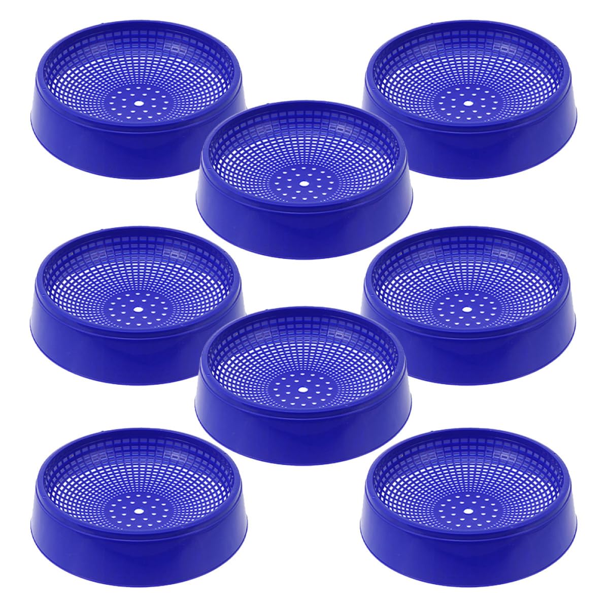VICASKY Ciotole Nidificazione per Piccioni e Uccelli Piccoli Antiscivolo Facili da Pulire Base Antislip in Plastica 21X21X5,5 CM per Allevamento e Competizioni di Piccioni