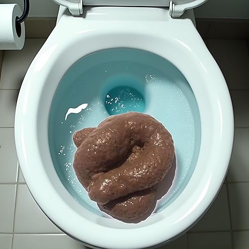 Miniatura 3 de Jinshining Juguete falso de caca falsa, juguetes de pre-kindergarten, caca falsa realista marrón Sproof, novedoso juguete flotante para broma del