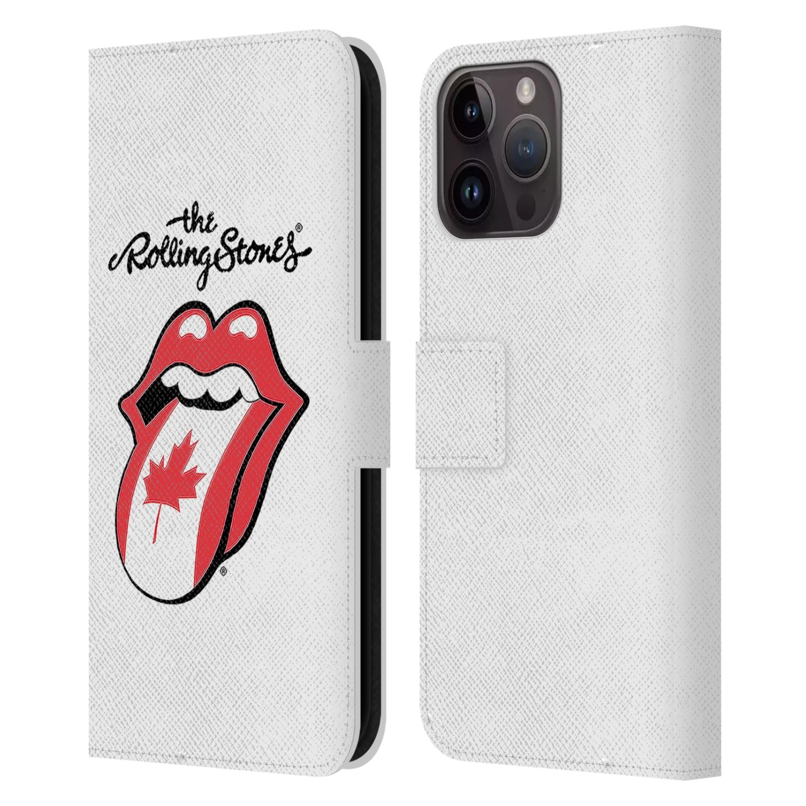 Funda cuero iPhone 15 Pro Max tipo libro con tarjetero The Rolling Stones 7