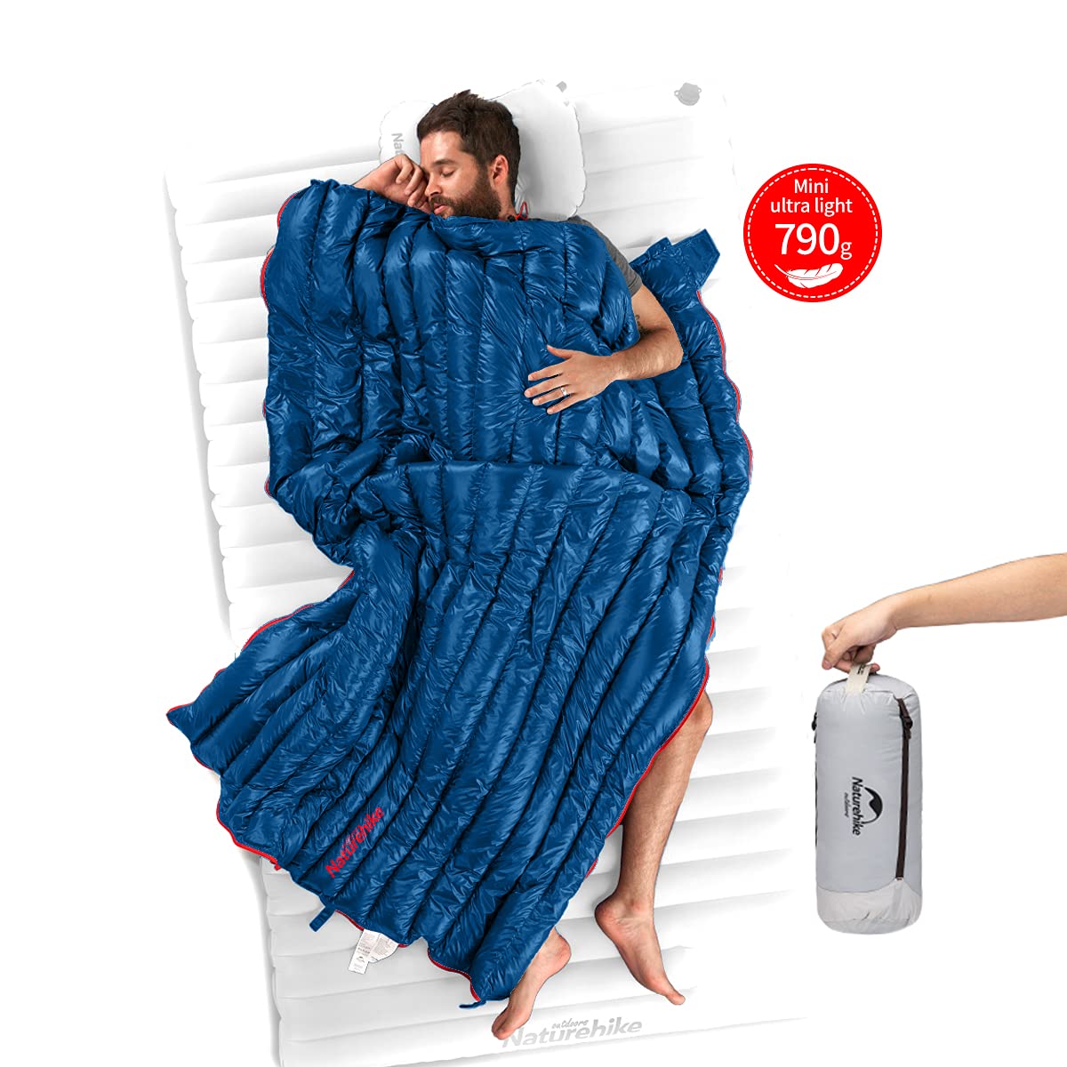Amazon.co.jp: Naturehike公式ショップ 寝袋 高級ダウン寝袋 790g超 