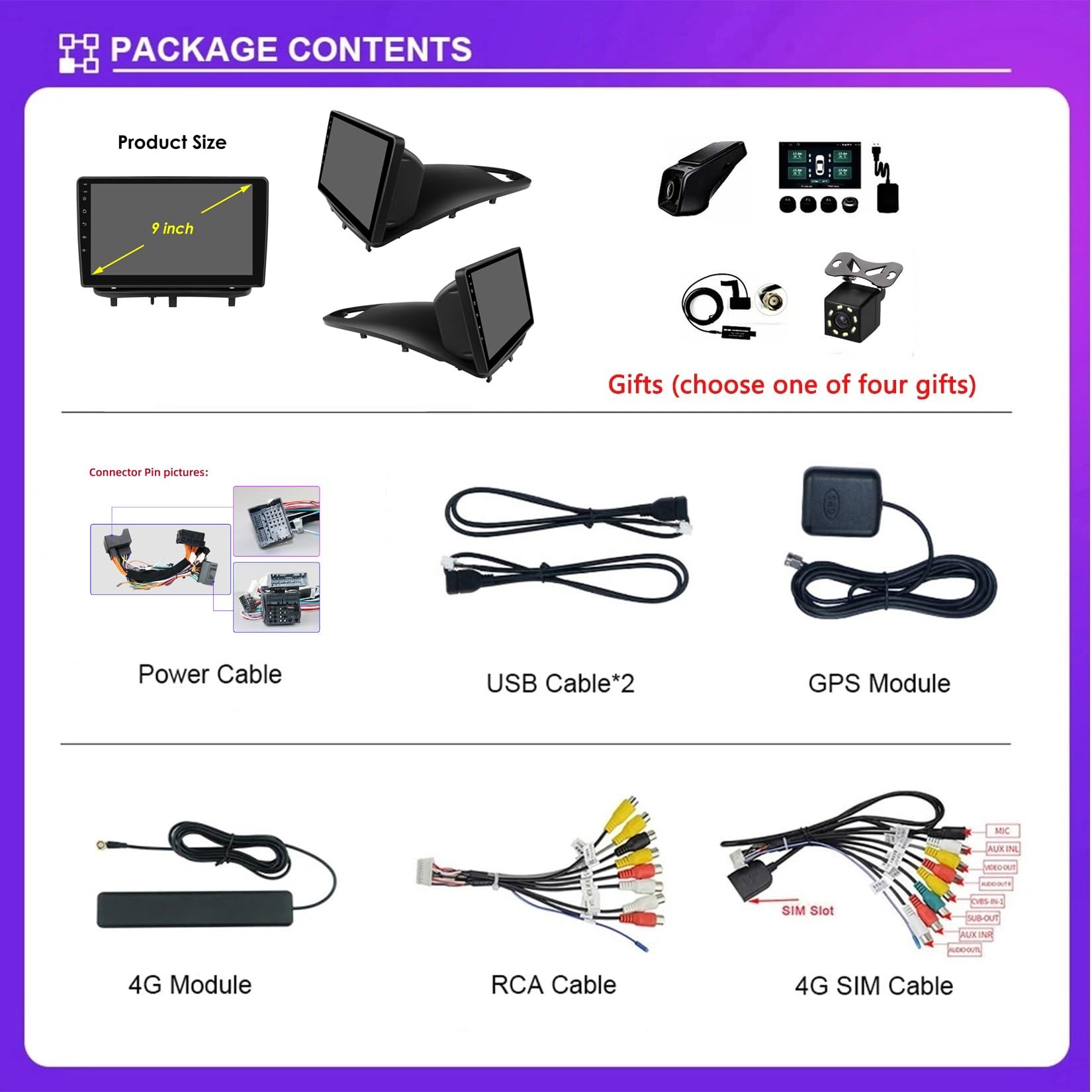 Autoradio per OPEL CORSA D 2007-2012,Android 15 Car Radio 9 pollici IPS Schermo tattile con wireless CarPlay Android Auto Bluetooth WIFI GPS FM RDS Comandi al Volante(A1 1G+32G)