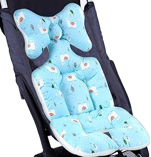 ベビーカーシートカバー,ベビートレンド幼児用カーシート | ソフトで 赤ちゃんの頭と体をサポートするクッション ベビーカー用ノンスリップ