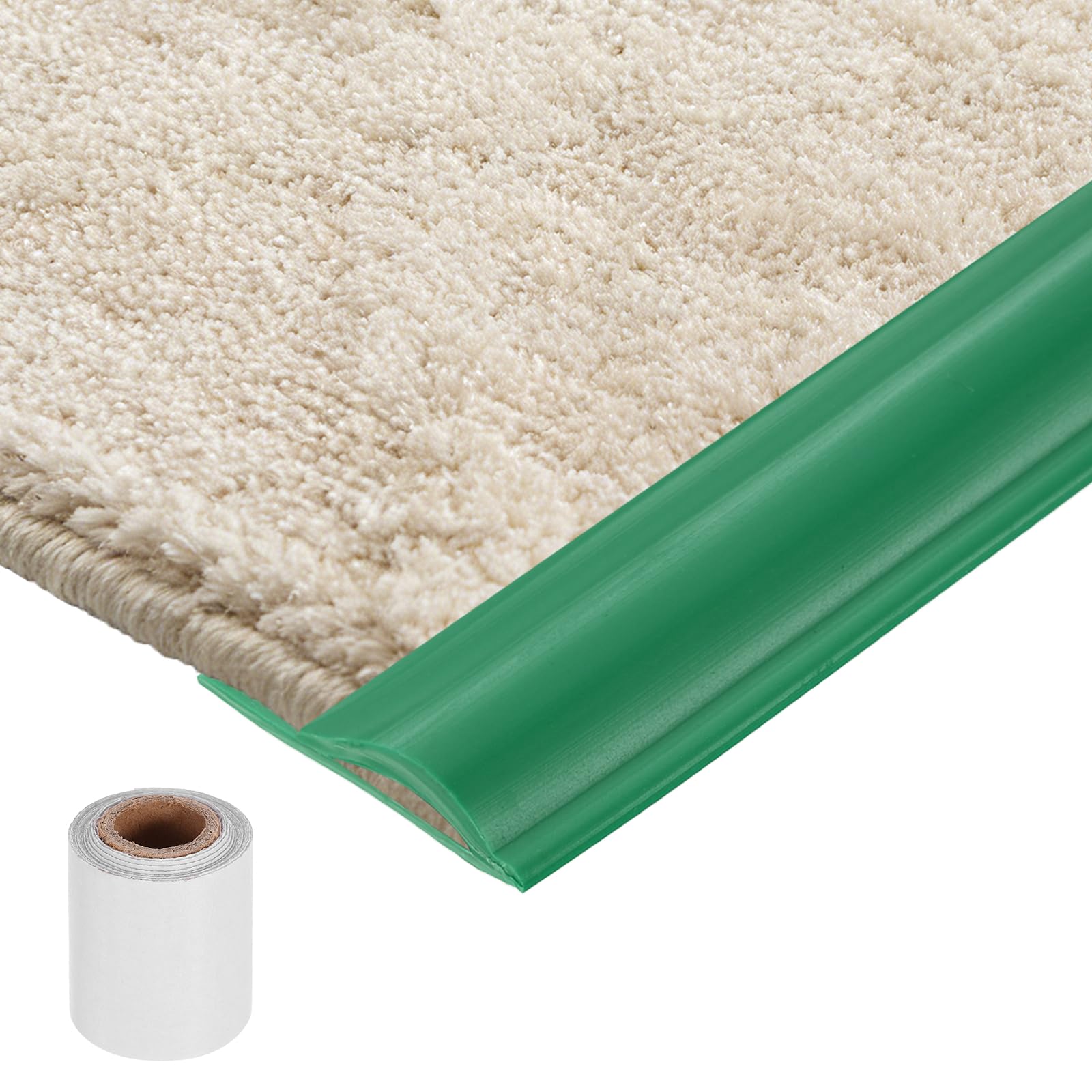 sourcing map Carpet Edging Trim Strip,1M Self-Adhesive Carpet Edge Strip