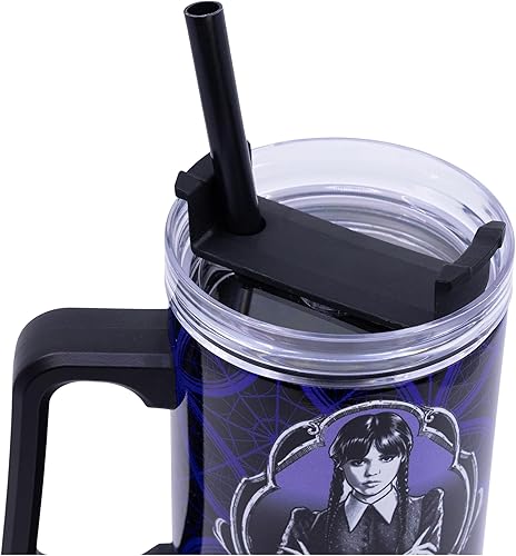 Miniatura 4 de Wednesday XL - Taza térmica de acero inoxidable, 32.1 fl oz