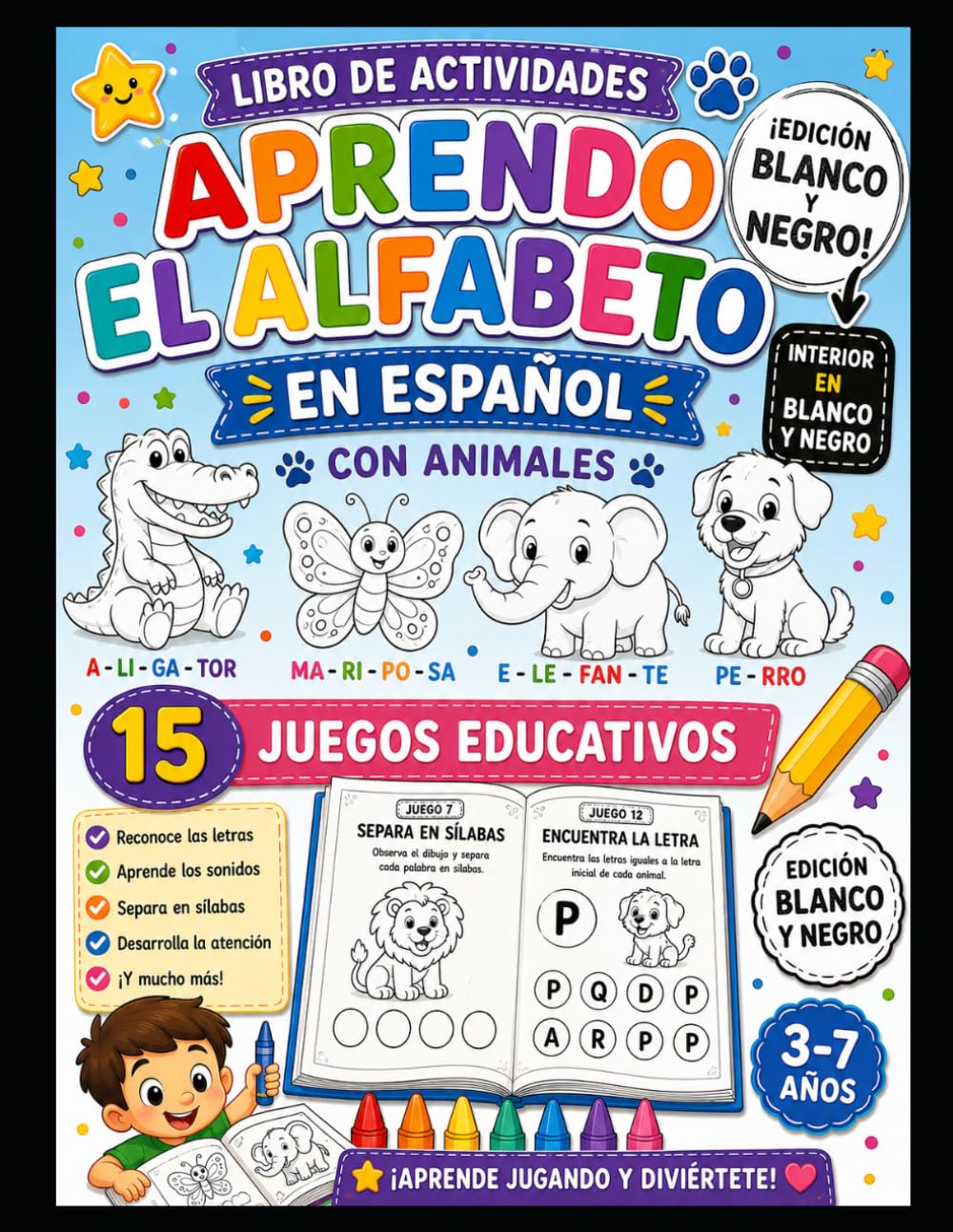 Aprendo el Alfabeto en Español: Con Animales