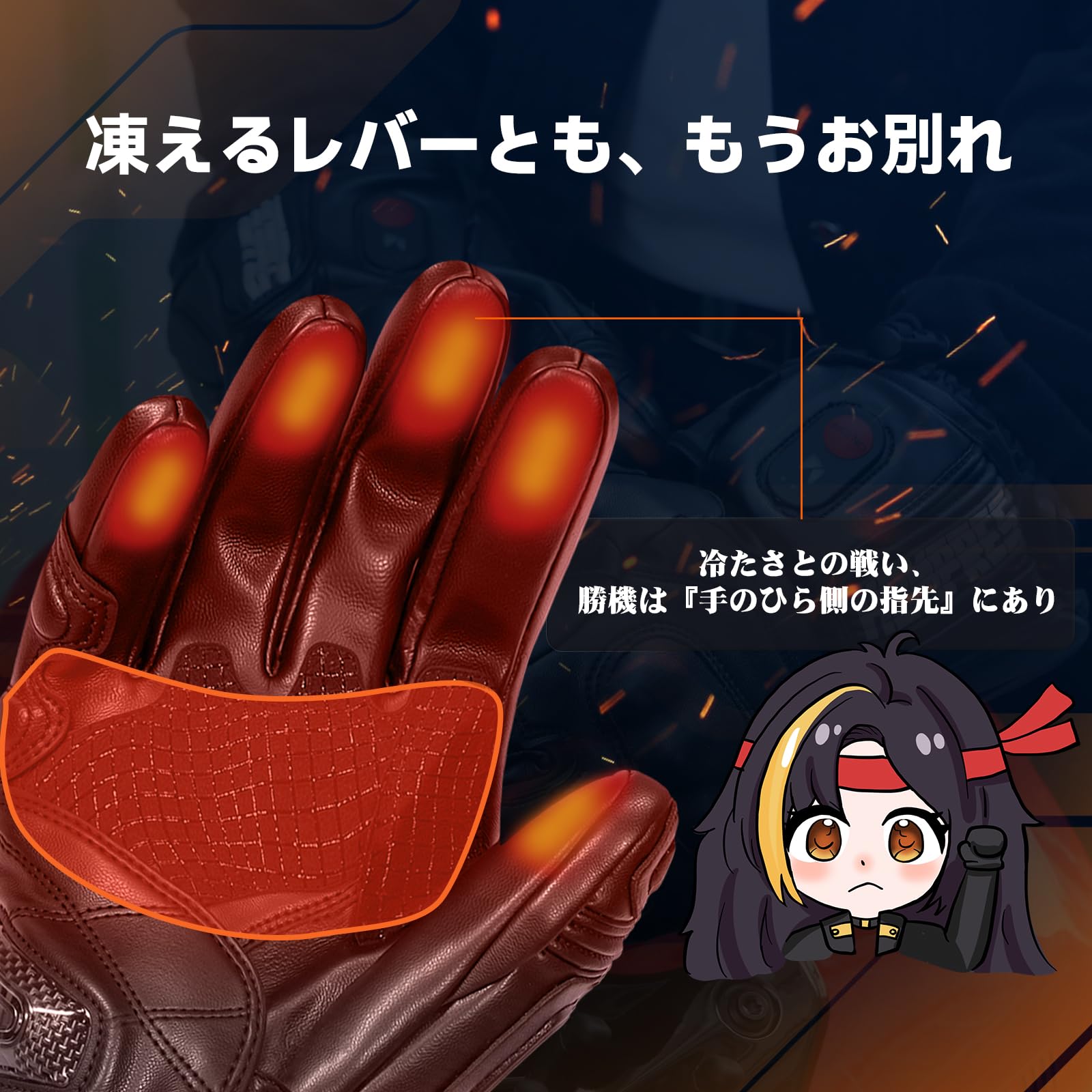 Amazon.co.jp: HOMPRES: 電熱グローブ