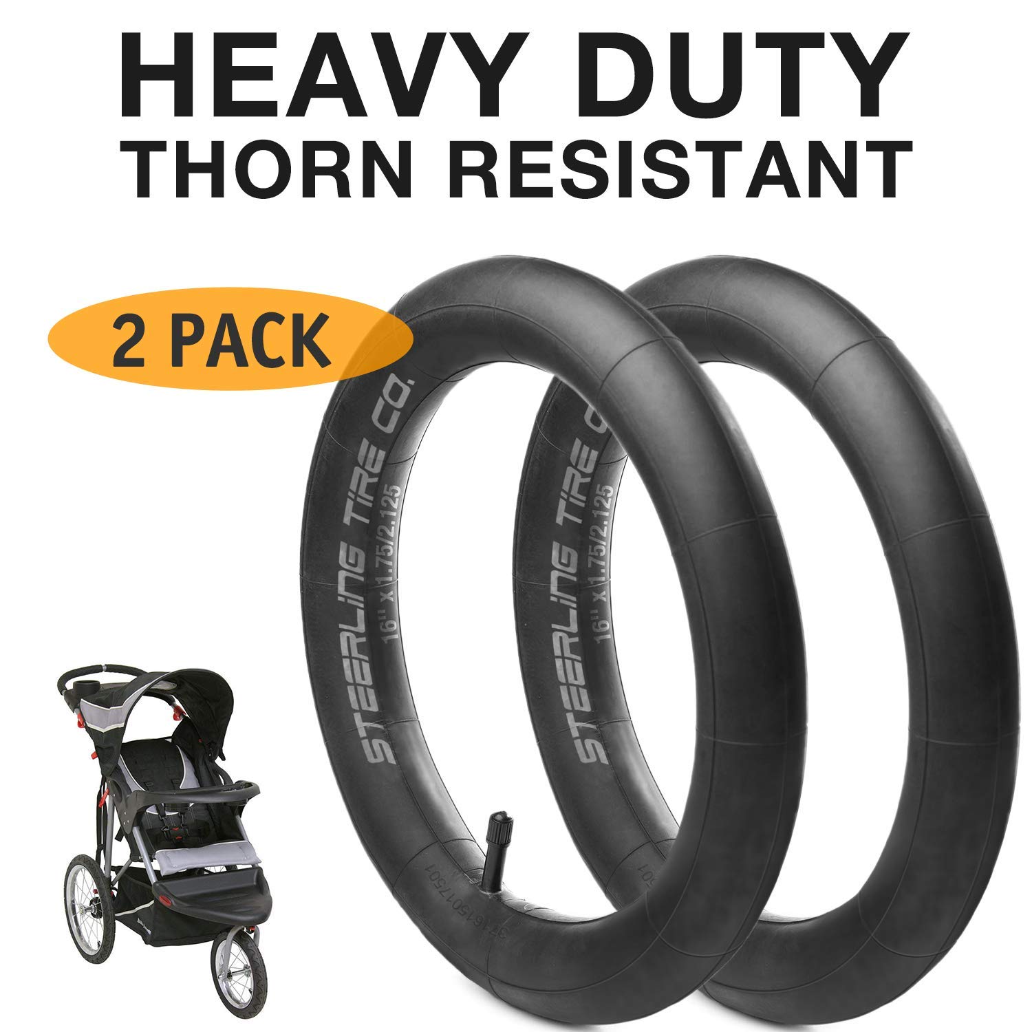 Buy 16 x 1.75/1.95/2.125 Inner Tube HEAVY DUTY Thorn Resistant