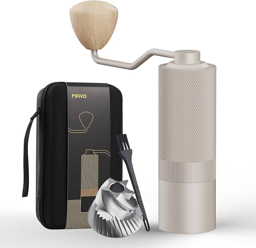 Amazon | MAVO ウィザード 手挽きコーヒーミル 粗さ調整可能 手動 Amazon | MAVO ウィザード 手挽きコーヒーミル 粗さ調整可能 手動