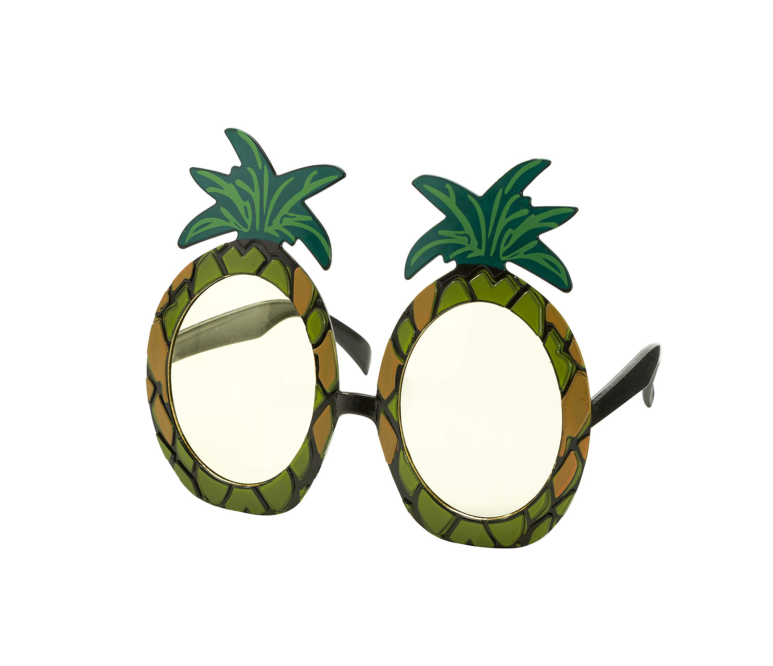 Talking Tables FIESTA TROPICAL PINEAPPLE GLITTER SUNGLASSES, Paper, 2.5 x 12 19 cm