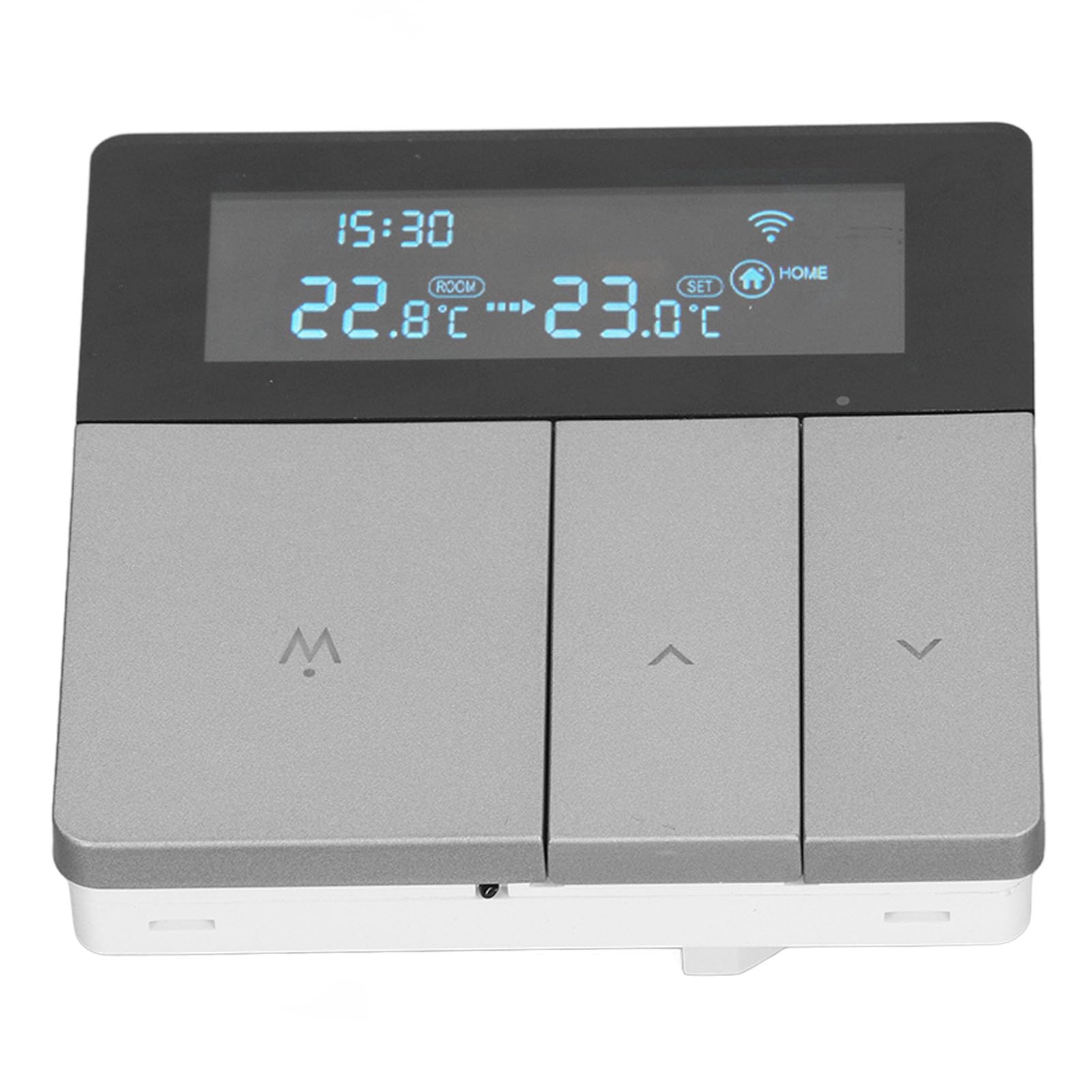 Inteligentny termostat kolorowy 16 A, programowalny, inteligentny elektryczny termostat grzewczy do prywatnych domów, biur, centrów handlowych i hoteli, prąd zmienny 90-240 V (WiFi, sterowanie głosowe