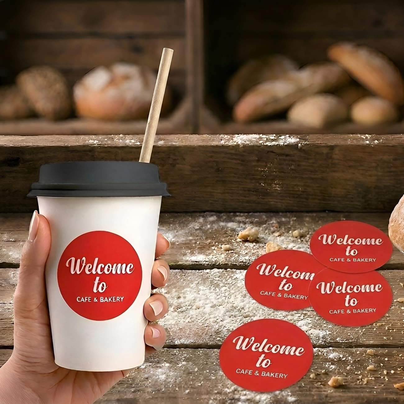 Custom Clear Stickers for Business Logo, Customized Sticker, Labels Stickers Personalized, Text Image Logo Rectangle Transparent Sealing Sticker 200 Pcs