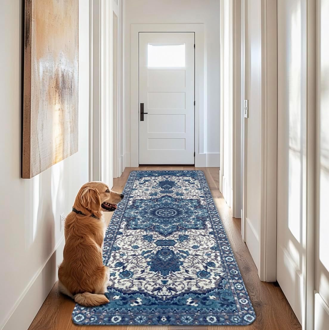 PUPIBOO Washable Pee Pads for Dogs and Cats - 2 Pack 24x 72 - Super Absorbent Reusable Puppy Training Pads - 100% Waterproof, Leak-Proof & Non-Slip Whelping Pads for Pet Housebreaking