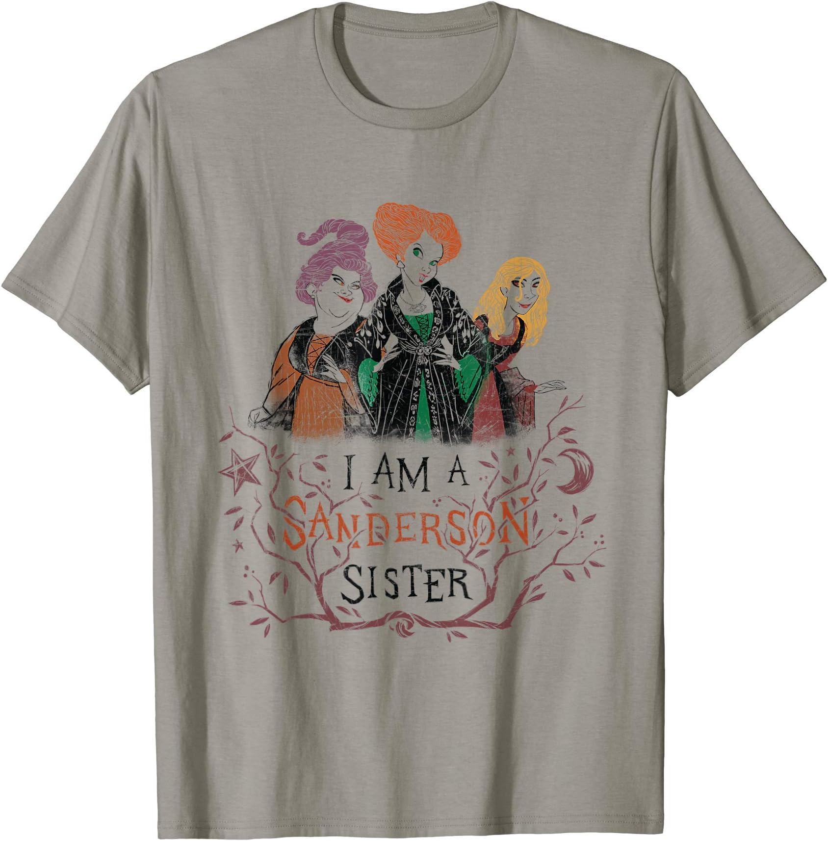 DisneyHocus Pocus I Am a Sanderson Sister T-ShirtOEKO-TEX STANDARD 100