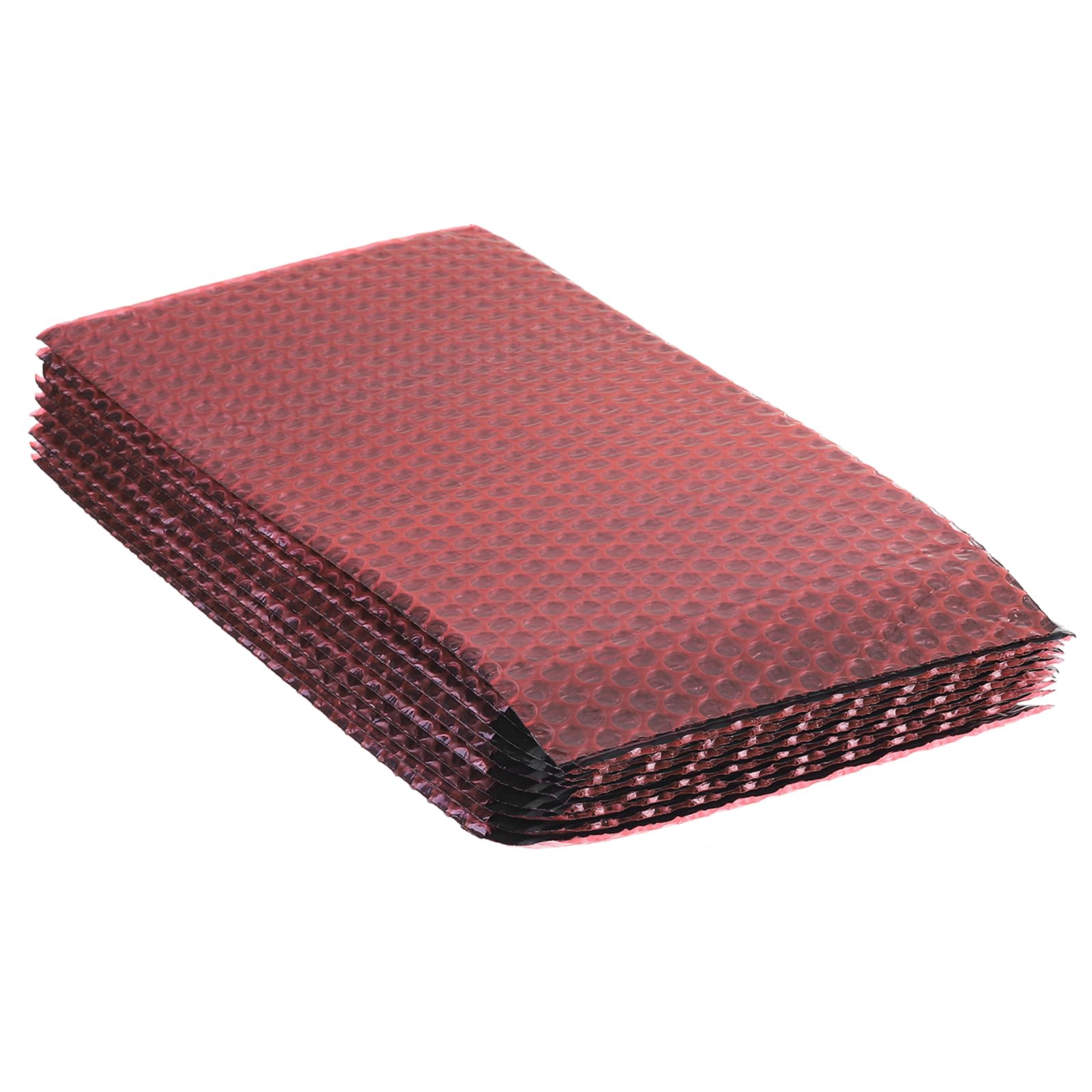QUARKZMAN 10pz Buste a Bolle, Nero/Rosso 7,1x11,8" Buste a Bolle Antistatiche per Componenti Elettronici Imballaggio Buste Imbottite per Chiusura Autonoma Forniture Imballaggio