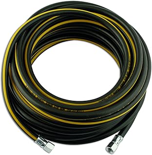 Connect - 30904 Rubber Air Hose 6.3mm(1/4) C/W 1/4BSP Nipples 15m