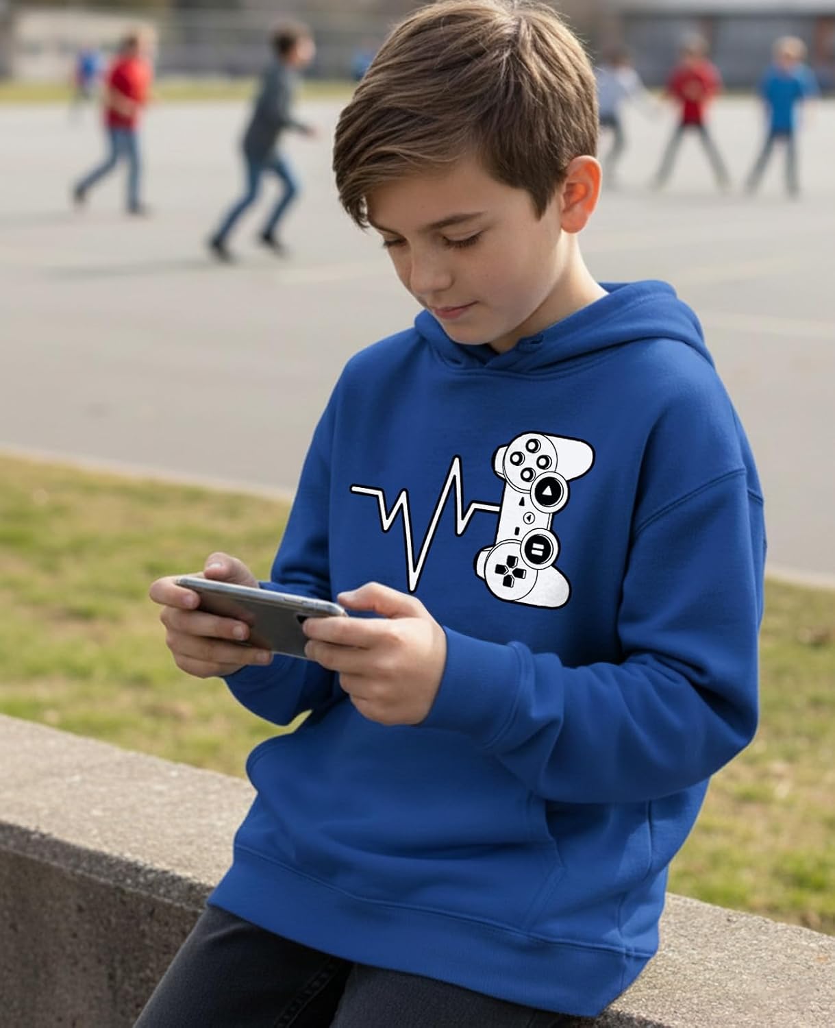 Tstars Gamer Hoodie for Boys - Youth Gaming Pullover with Controller Graphic - Gift Idea for Kids and Teen Gamers - Image 5