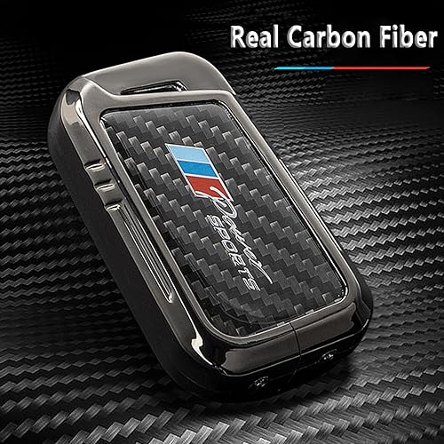 Miniatura 3 de Para Honda Key Fob Cover con llavero, Carcasa de aleación de zinc para BMW Toyota Nissan Volkswagen etc, Color de pistola y color negro