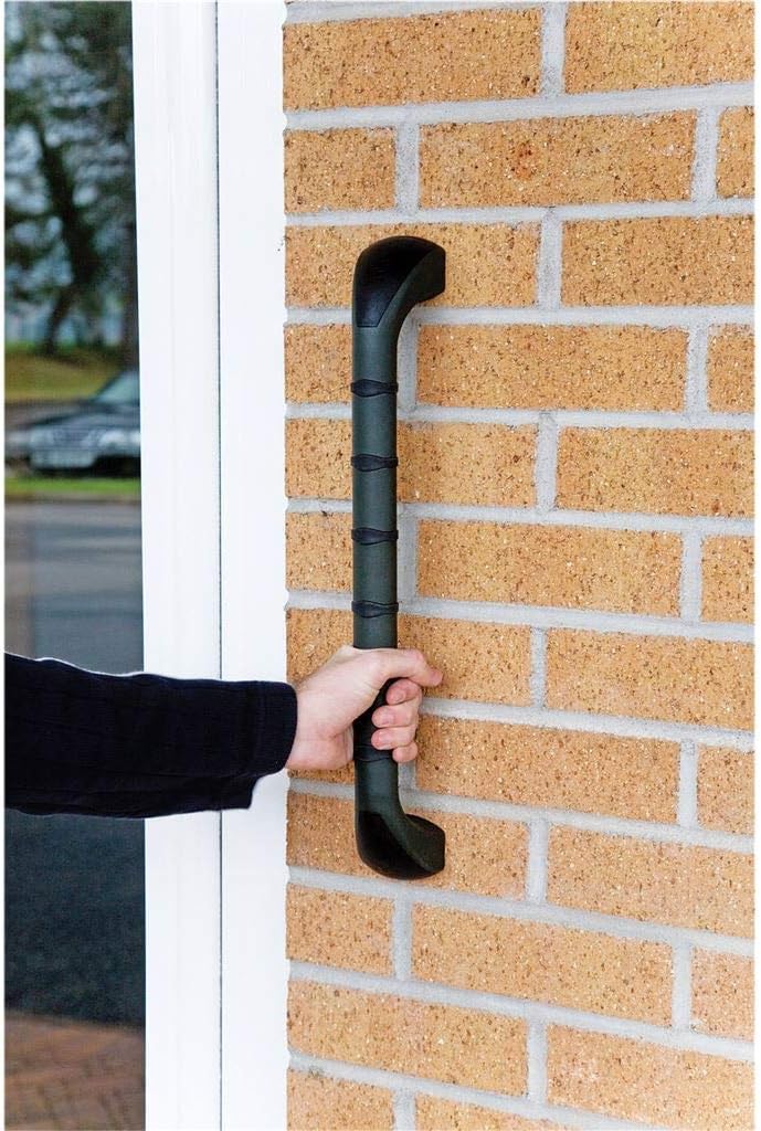Aidapt Prima Safety Outdoor 18" (459mm) Grab Bar Hand Rail Support Aid with Anti Slip Soft Grip Finish