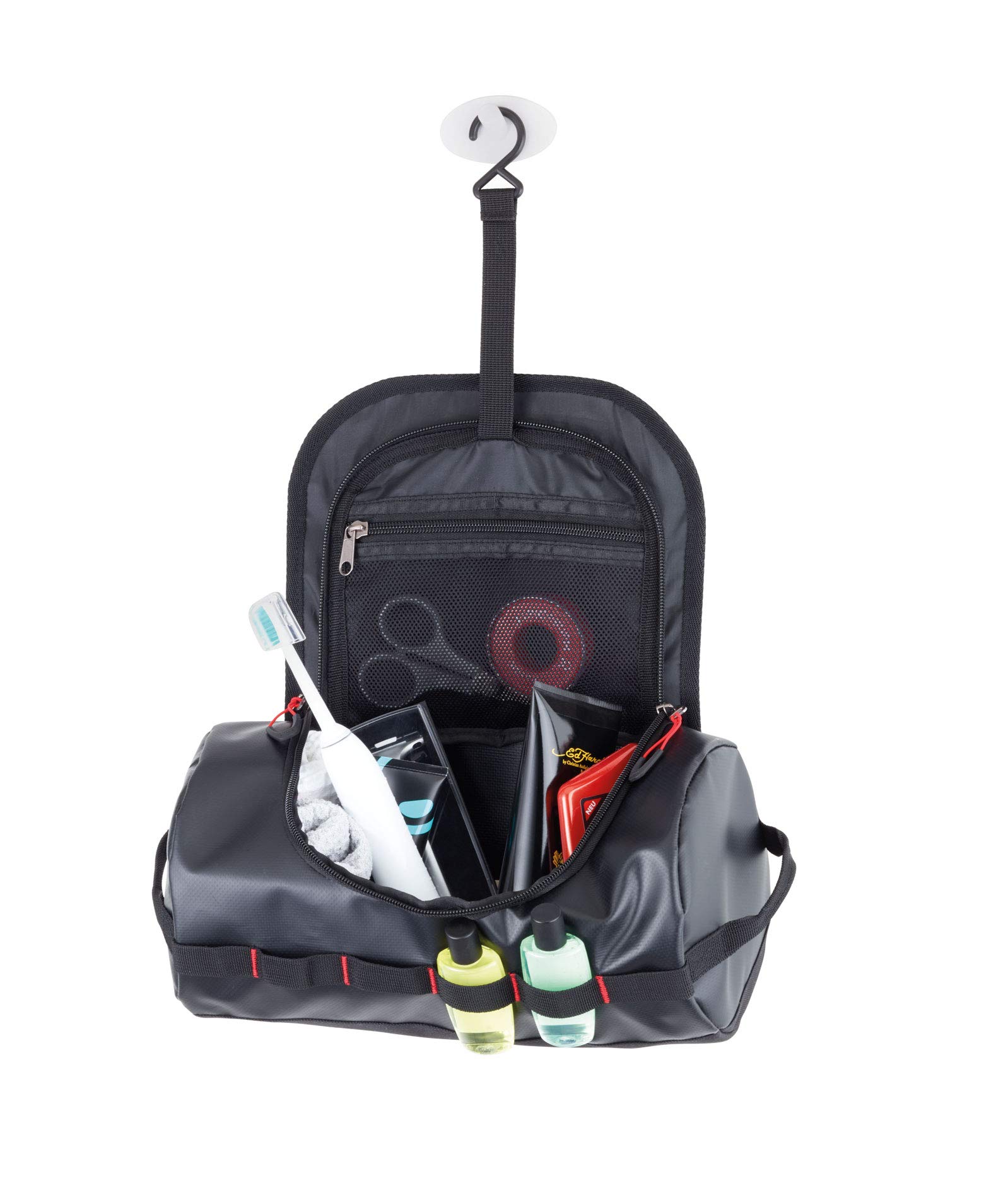 Troika Kosmetyczka dla mężczyzn Washbag, czarna, 300 x 155 x 155 mm