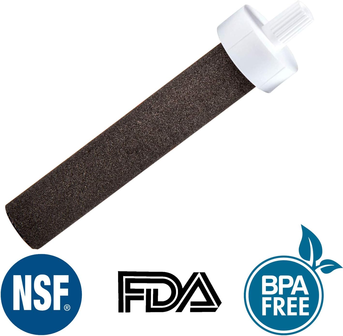Arisll Filters Replacements for Brita Water Bottle - 10 Pack BPA Free NSF Approved Water Filter for Brita Hard Sided Sport Sided Bottles Compare to Part #BB06